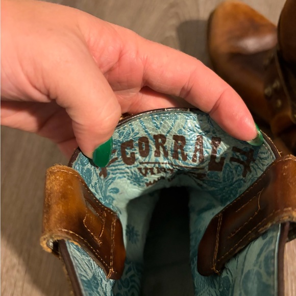 Coral Brown Leather Ankle Boots - Picture 5 of 7